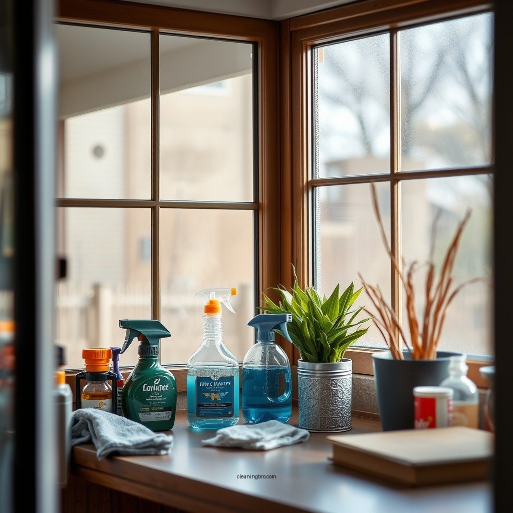 Essential Cleaning Supplies - how to clean tilt in windows