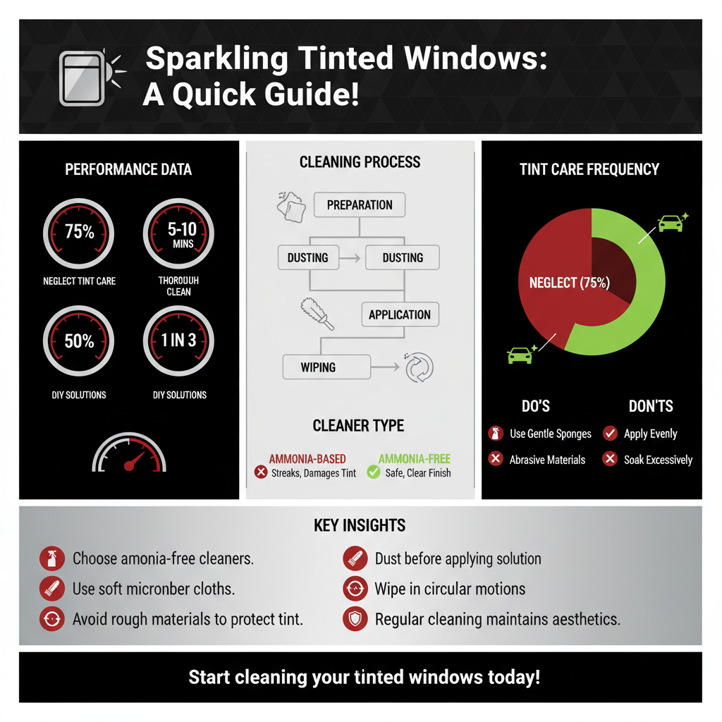 how to clean tinted windows on car - Data Infographic and Statistics