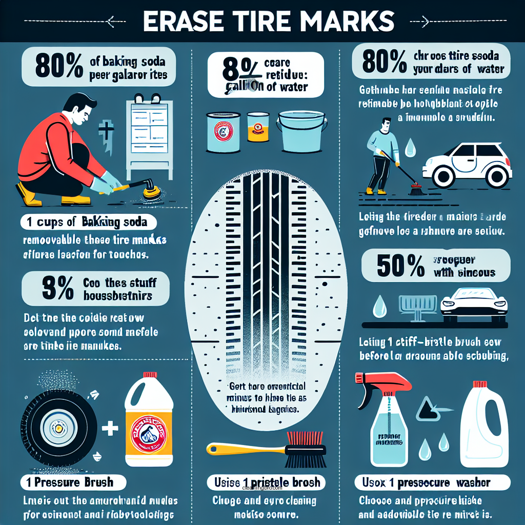 how to clean tire marks off driveway - Data Infographic and Statistics