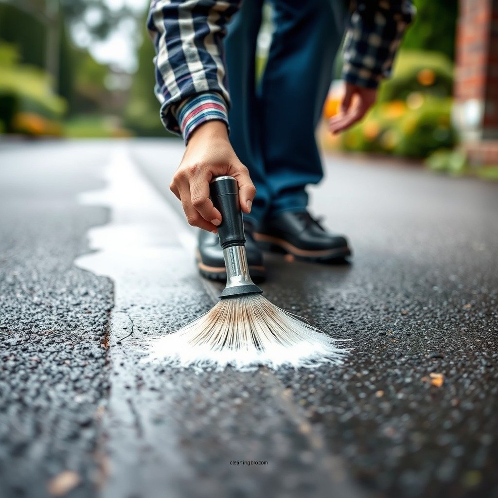 Step-by-Step Cleaning Process - how to clean tire marks off driveway