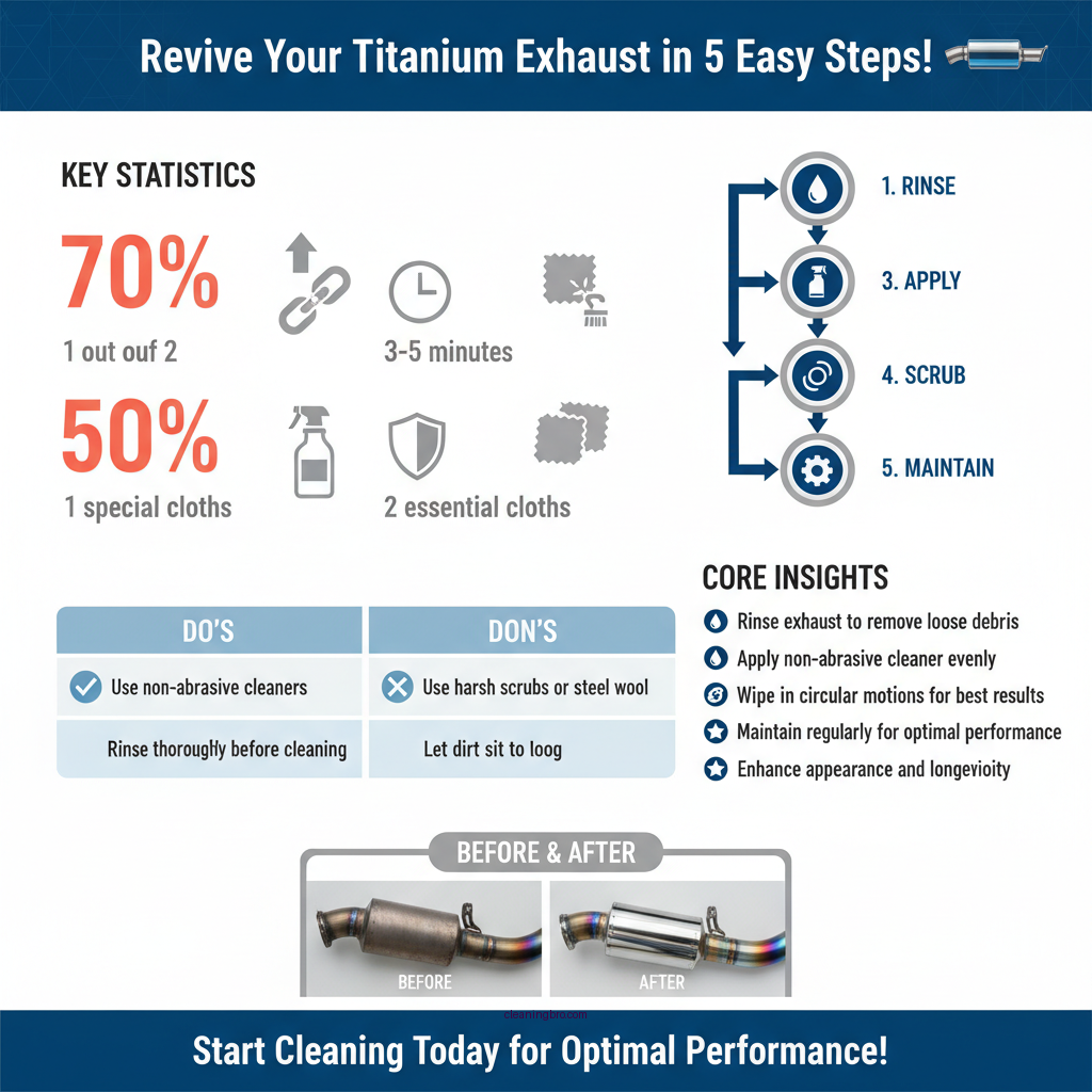 how to clean titanium exhaust - Data Infographic and Statistics