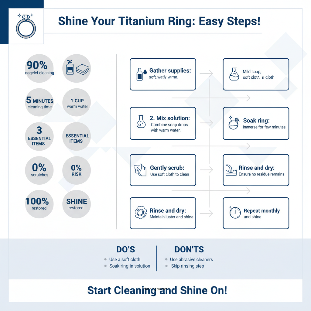 how to clean titanium ring - Data Infographic and Statistics