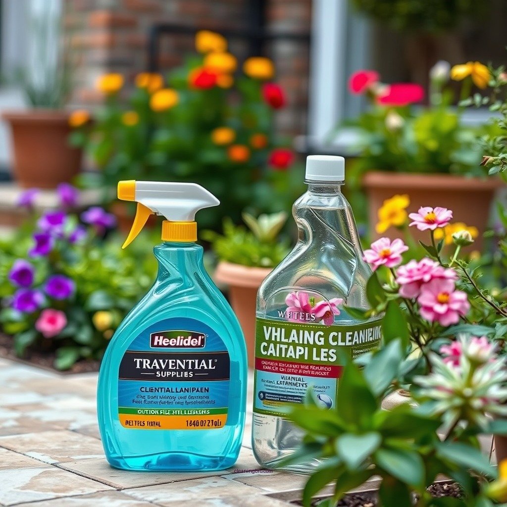 Essential Cleaning Supplies - how to clean travertine tile outdoor