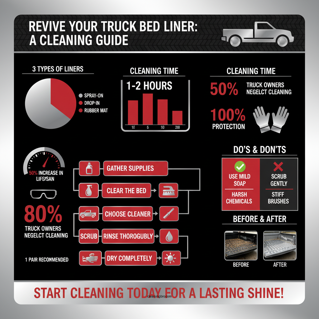 how to clean truck bed liner - Data Infographic and Statistics