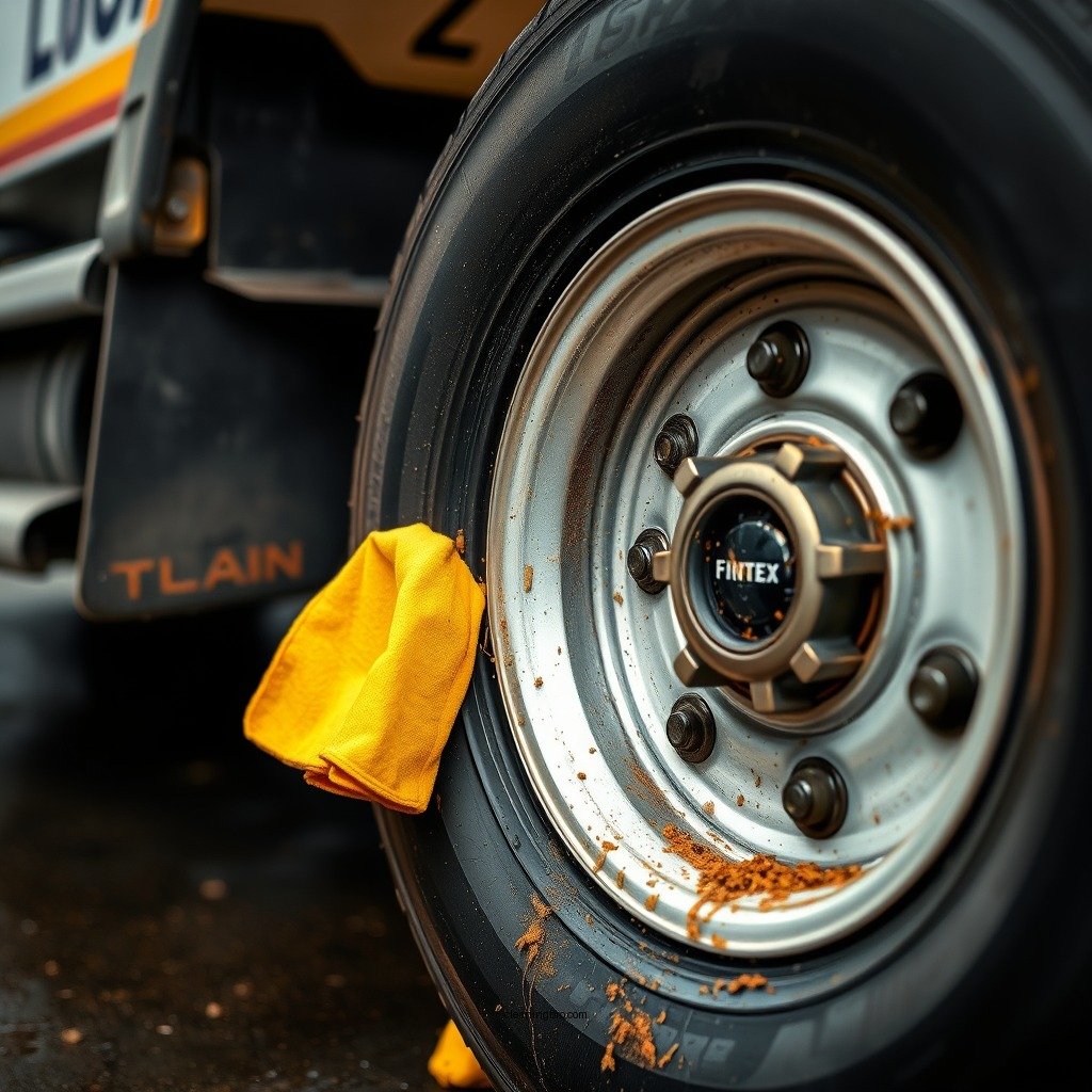 Cleaning the Wheels and Tires - how to clean trucks
