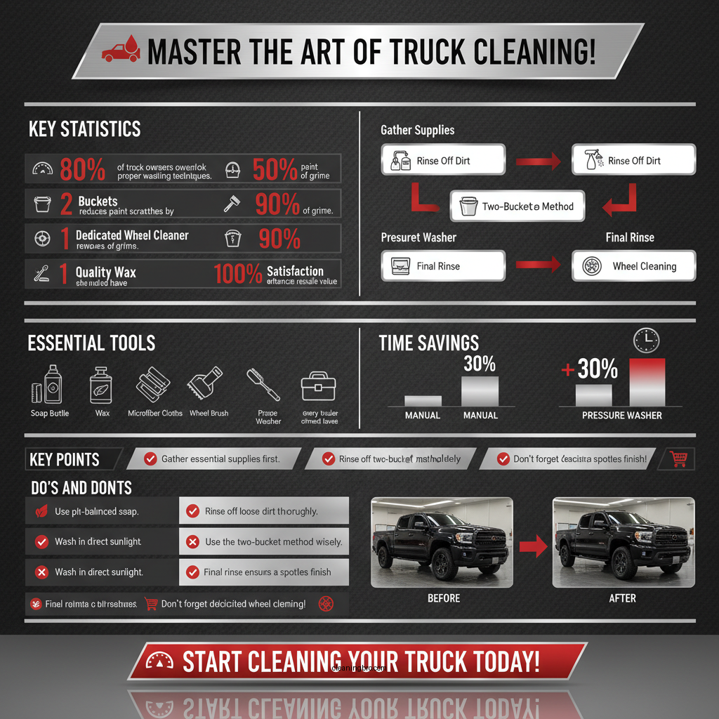 how to clean trucks - Data Infographic and Statistics