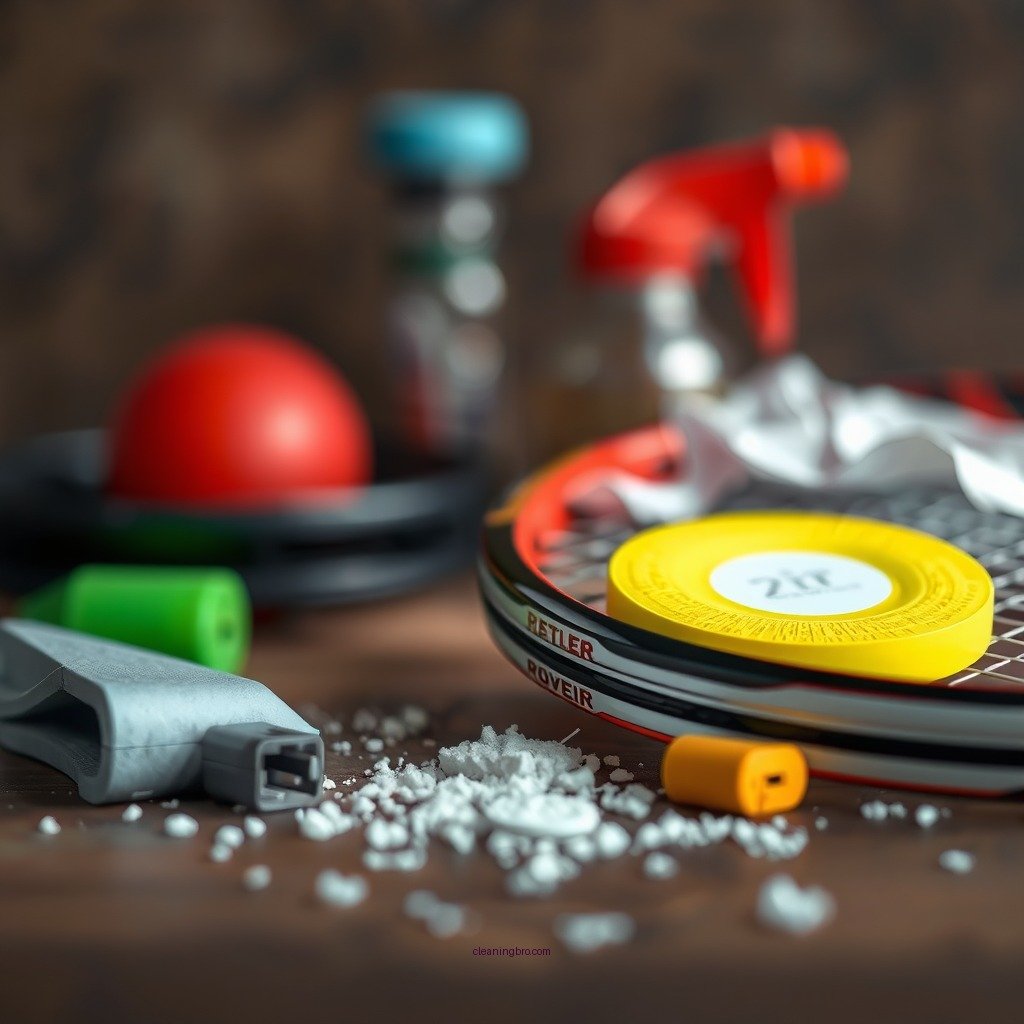 Materials Needed for Cleaning - how to clean tt racket