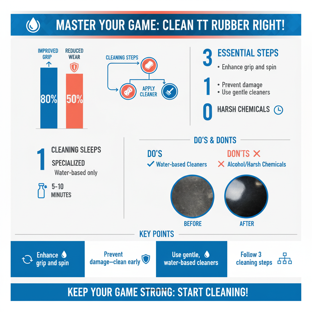 how to clean tt rubber - Data Infographic and Statistics