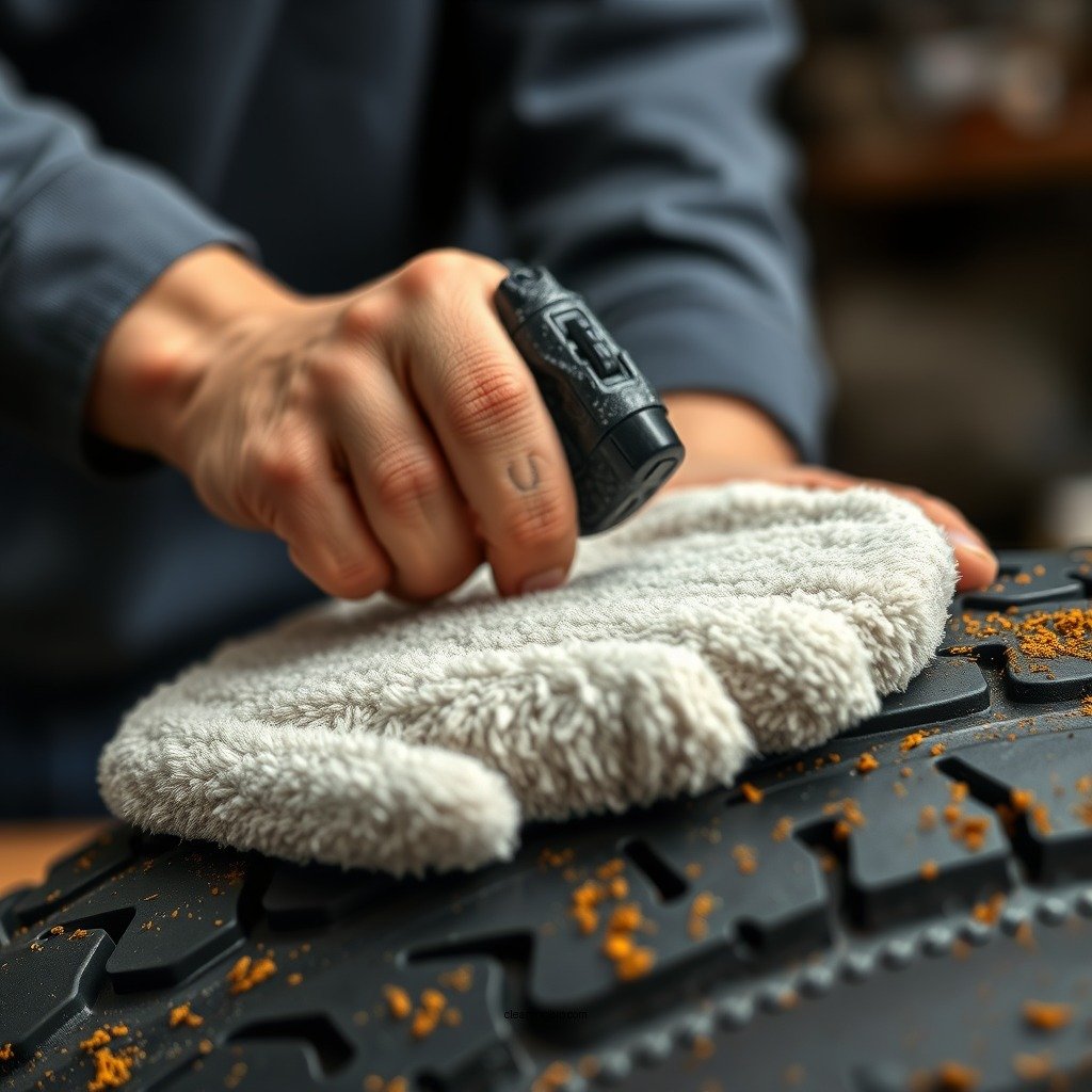 Step-by-Step Cleaning Process - how to clean tt rubber