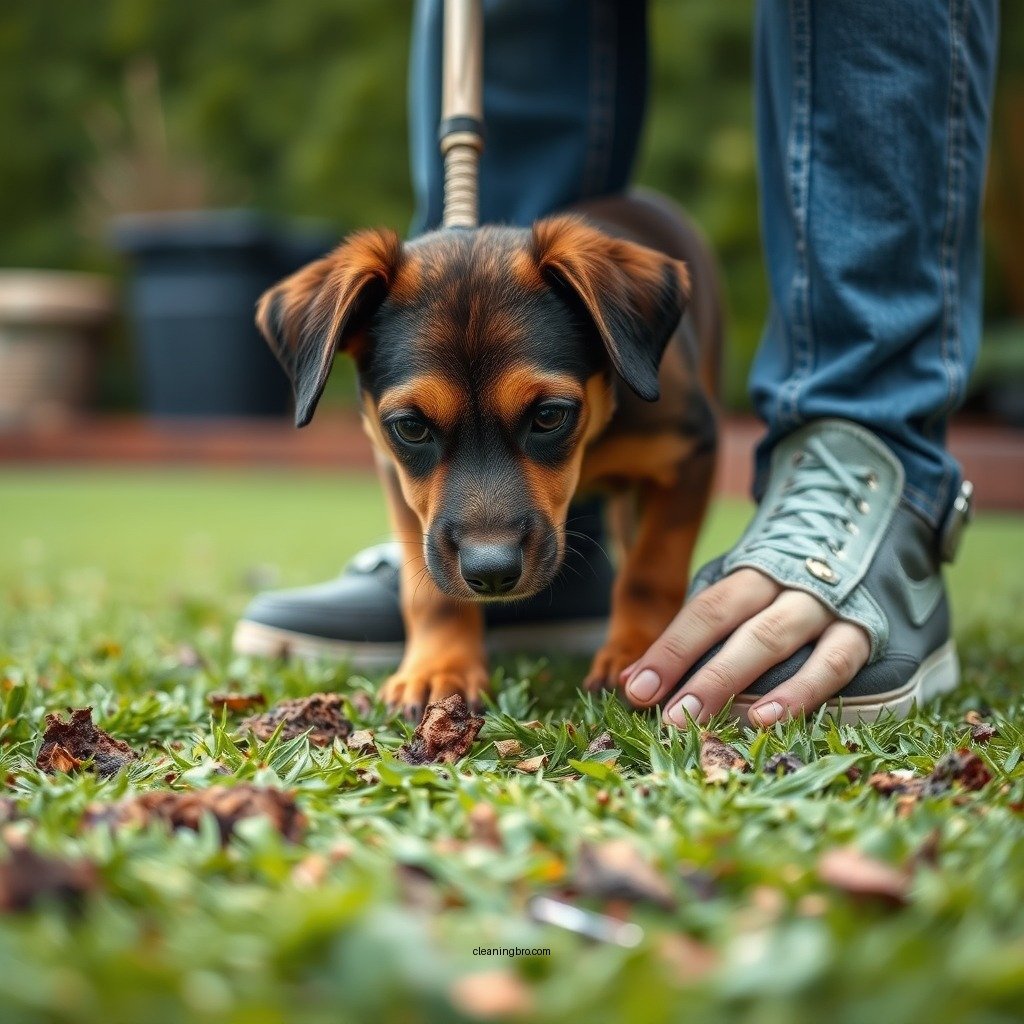 Step-by-Step Cleaning Process - how to clean turf from dog poop