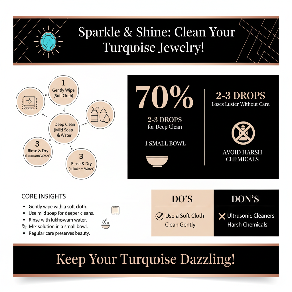 how to clean turquoise jewelry - Data Infographic and Statistics