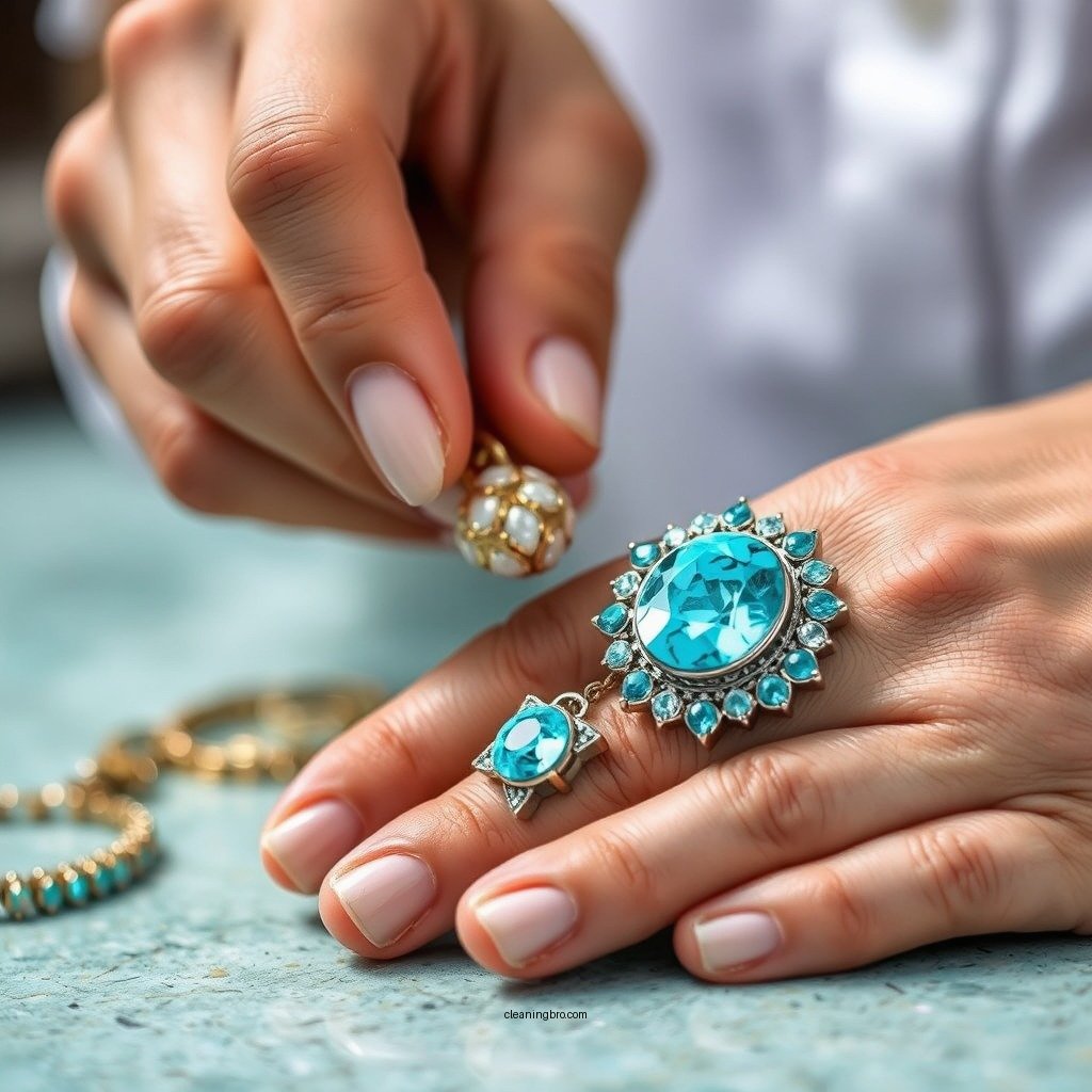 Step-by-Step Cleaning Process - how to clean turquoise jewelry
