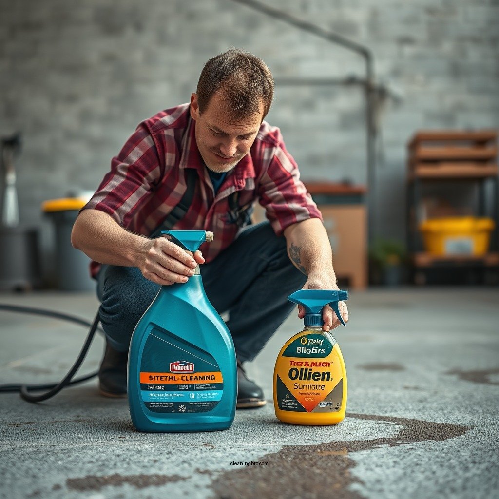 Essential Cleaning Supplies - how to clean tyre marks off concrete