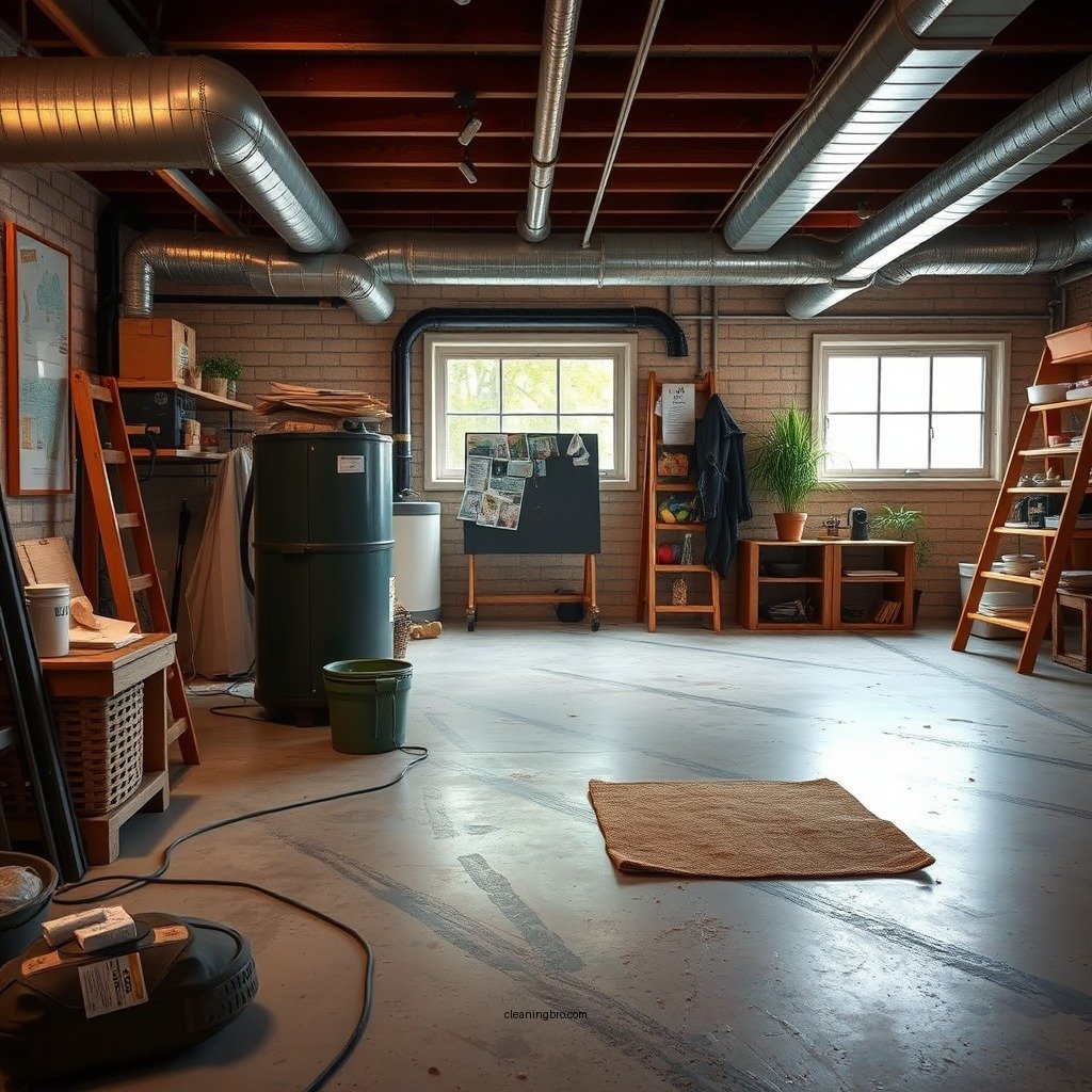 Assess the Space - how to clean unfinished basement