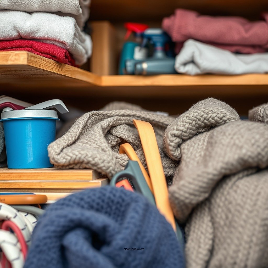 Declutter and Organize - how to clean unfinished basement