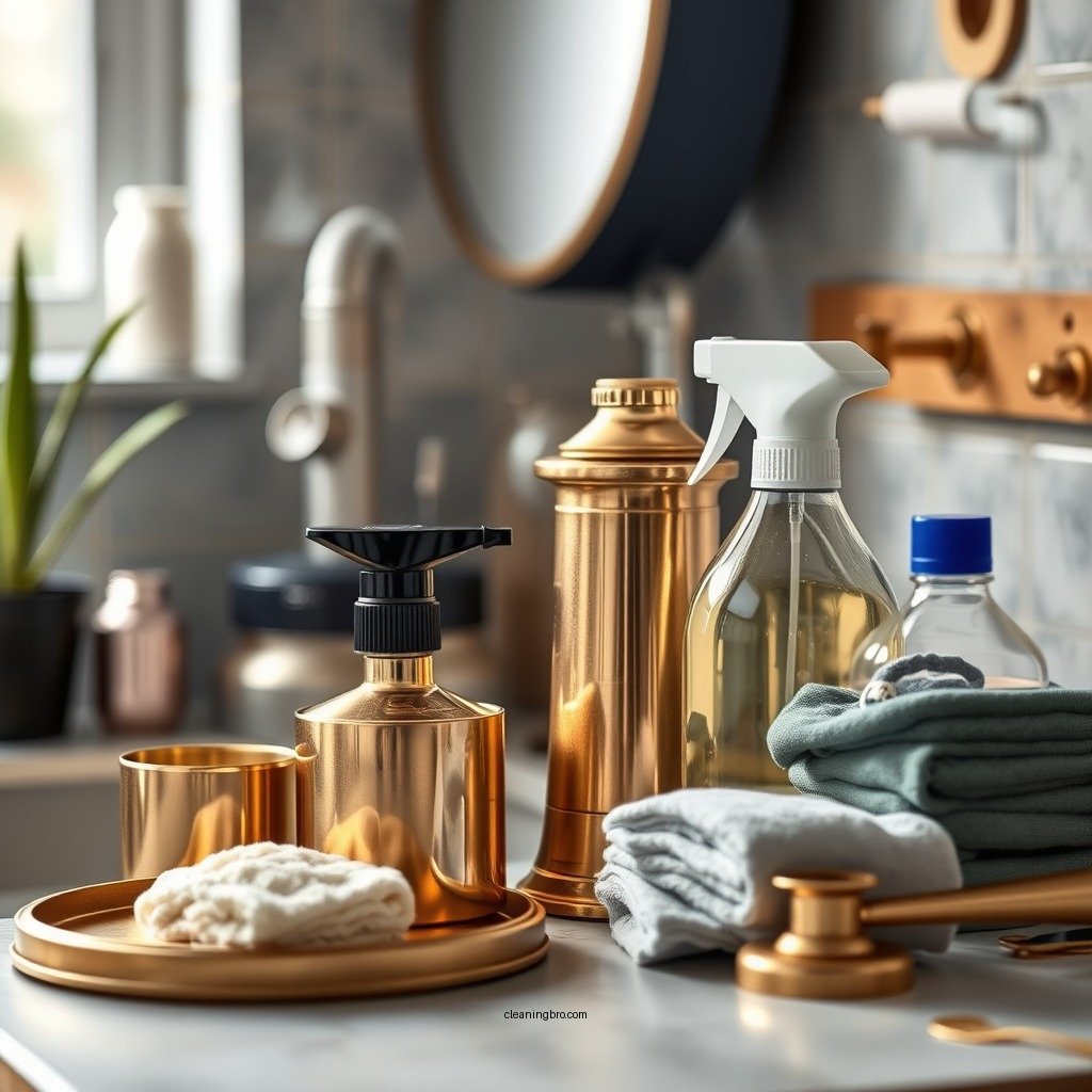 Essential Cleaning Supplies - how to clean unlacquered brass