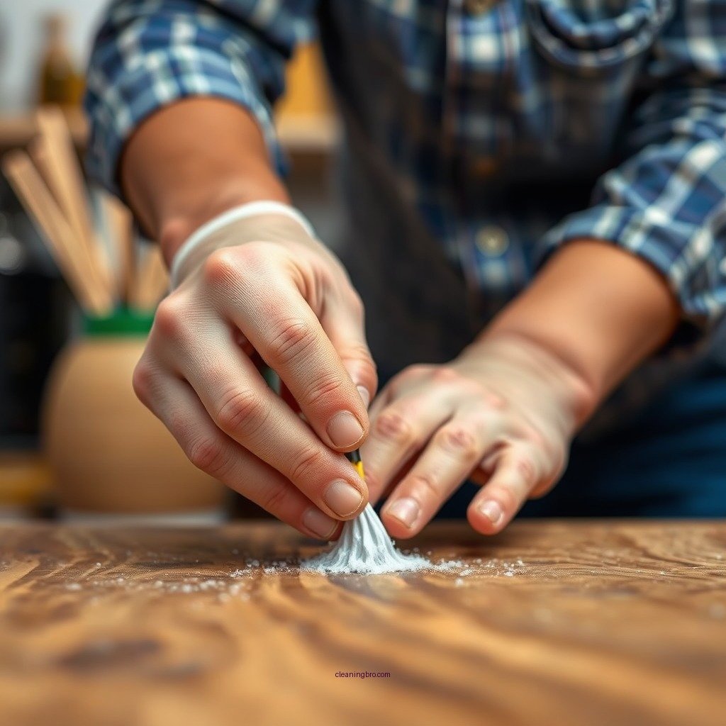 Step-by-Step Cleaning Process - how to clean unsealed wood