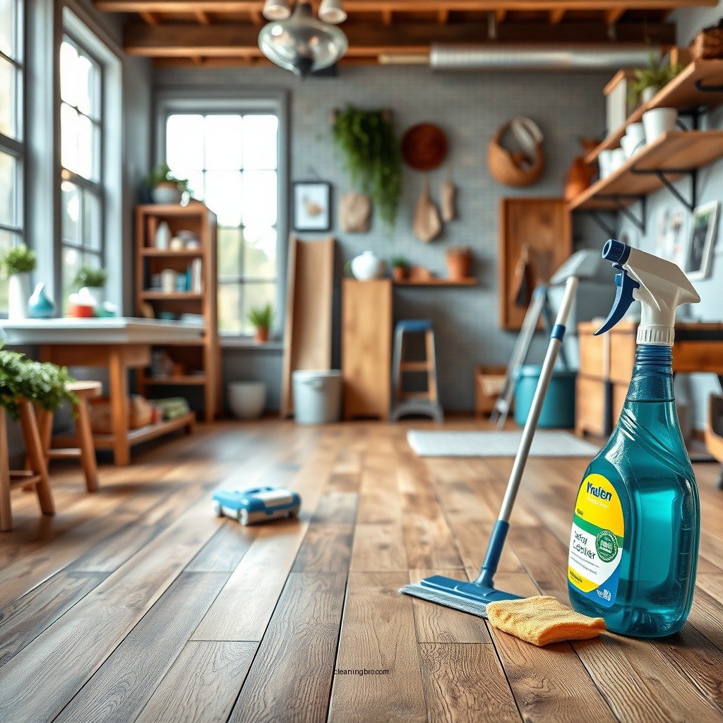 Essential Cleaning Supplies - how to clean untreated wood floors