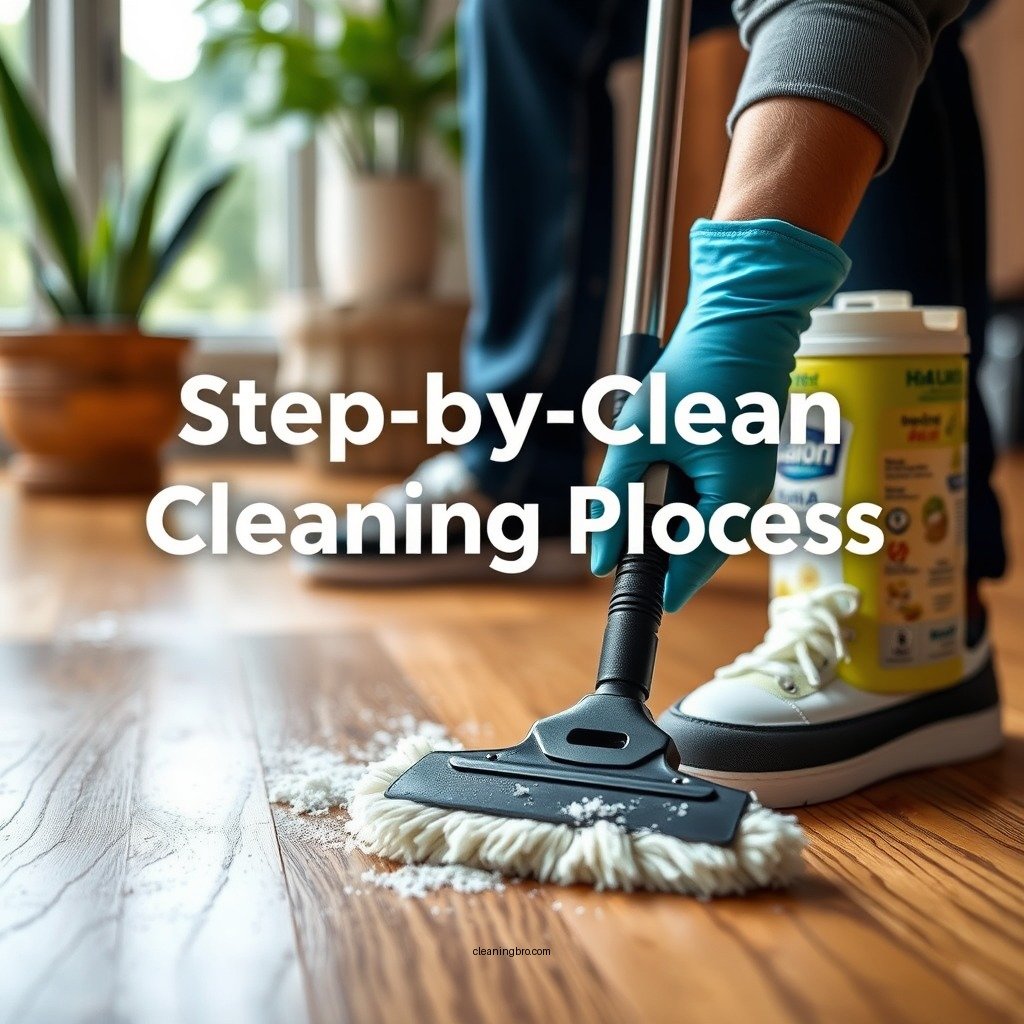 Step-by-Step Cleaning Process - how to clean untreated wood floors