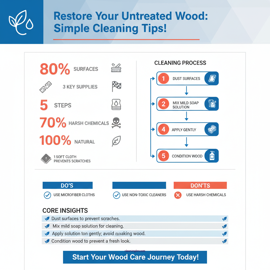 how to clean untreated wood - Data Infographic and Statistics