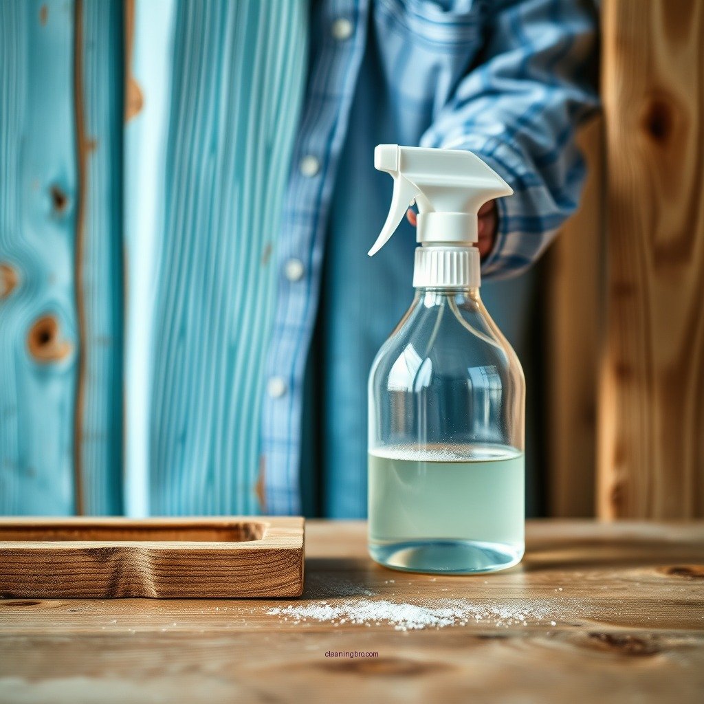 Step-by-Step Cleaning Process - how to clean untreated wood