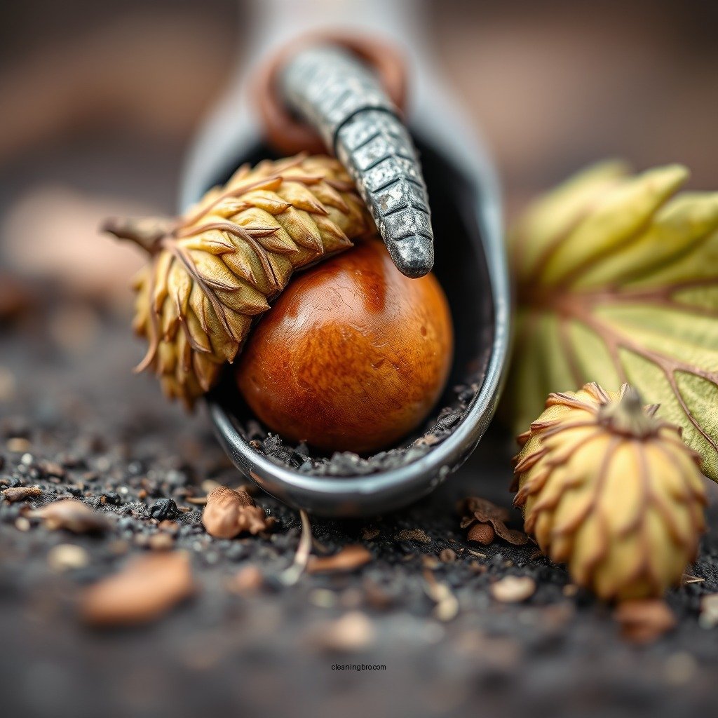Using Tools for Efficient Cleanup - how to clean up acorns in yard