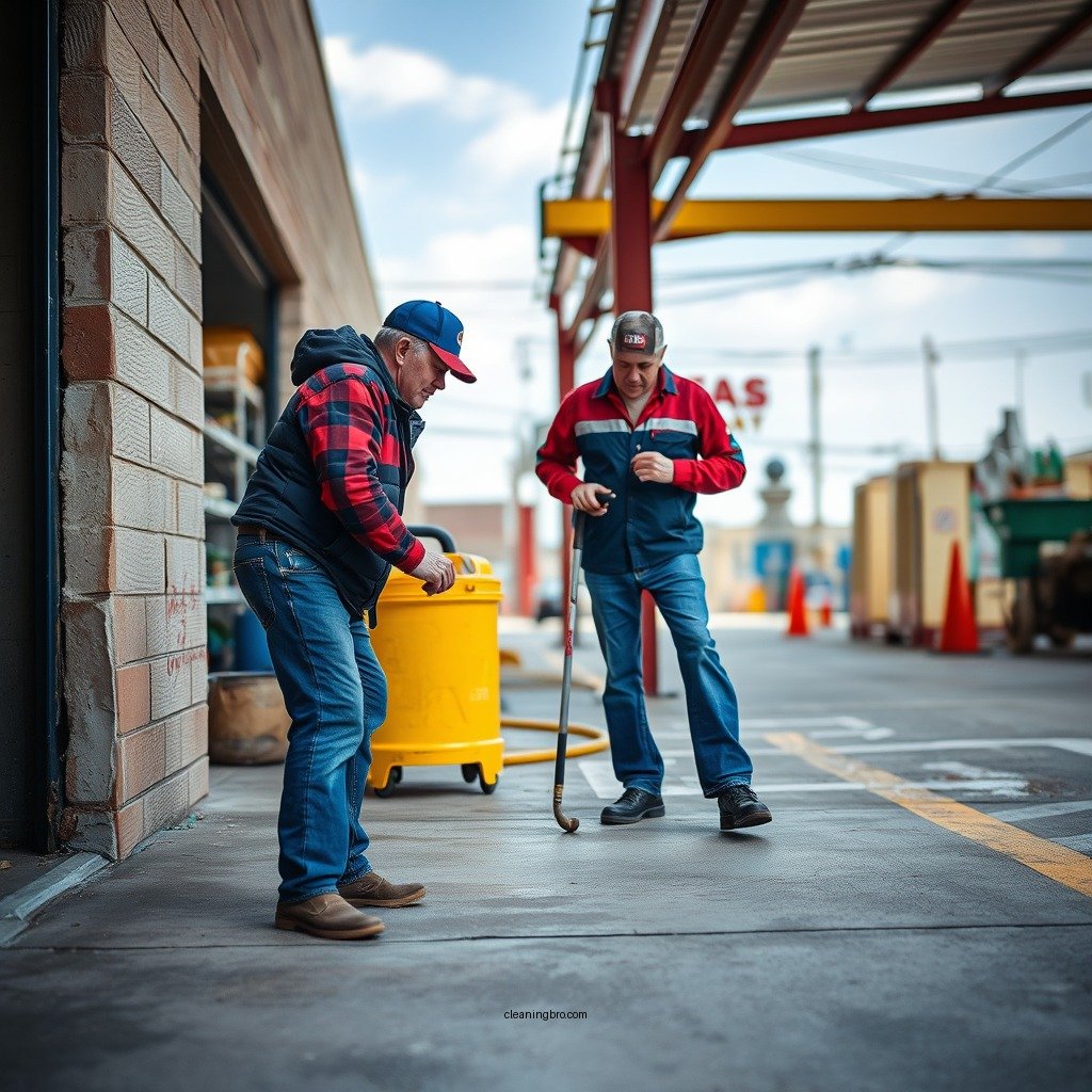 Assessing the Situation - how to clean up antifreeze from concrete