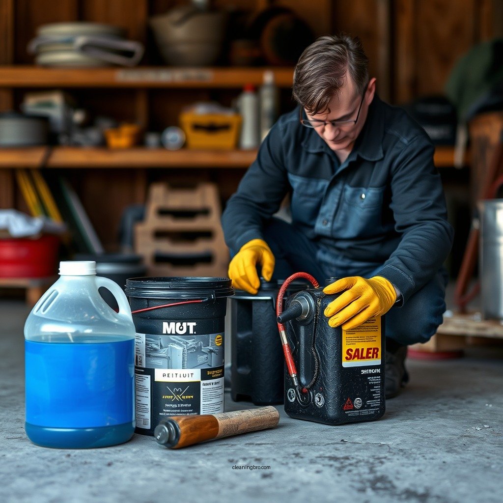 Gathering Necessary Supplies - how to clean up antifreeze from concrete