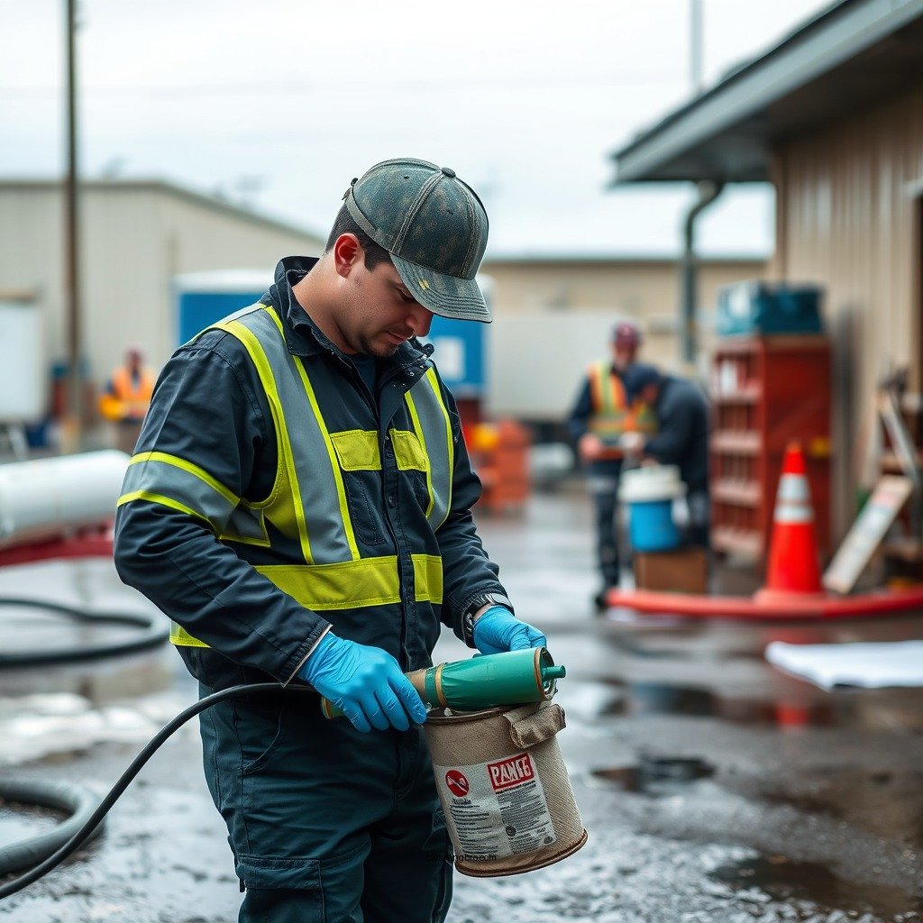 Assess the Area - how to clean up antifreeze spill