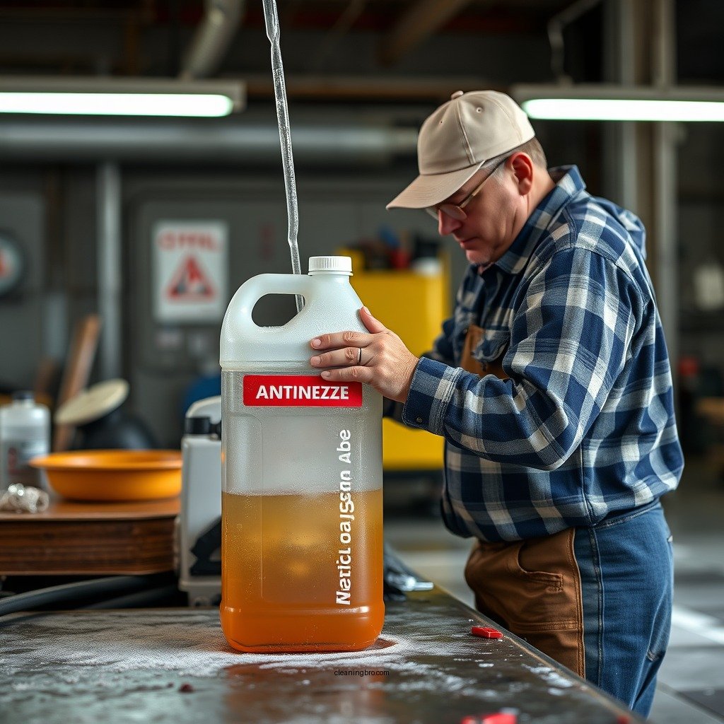 Understanding Antifreeze - how to clean up antifreeze