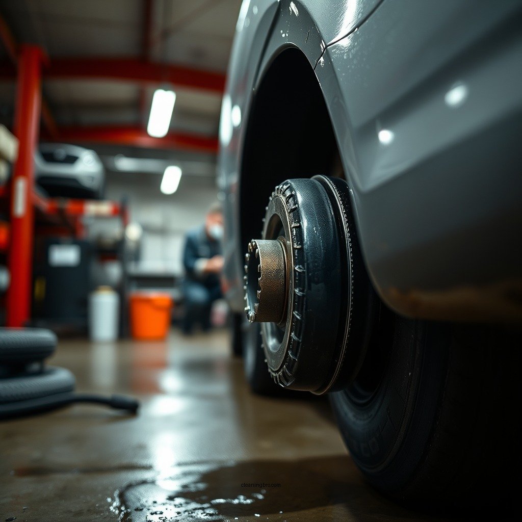 Understanding Brake Fluid Stains - how to clean up brake fluid from concrete