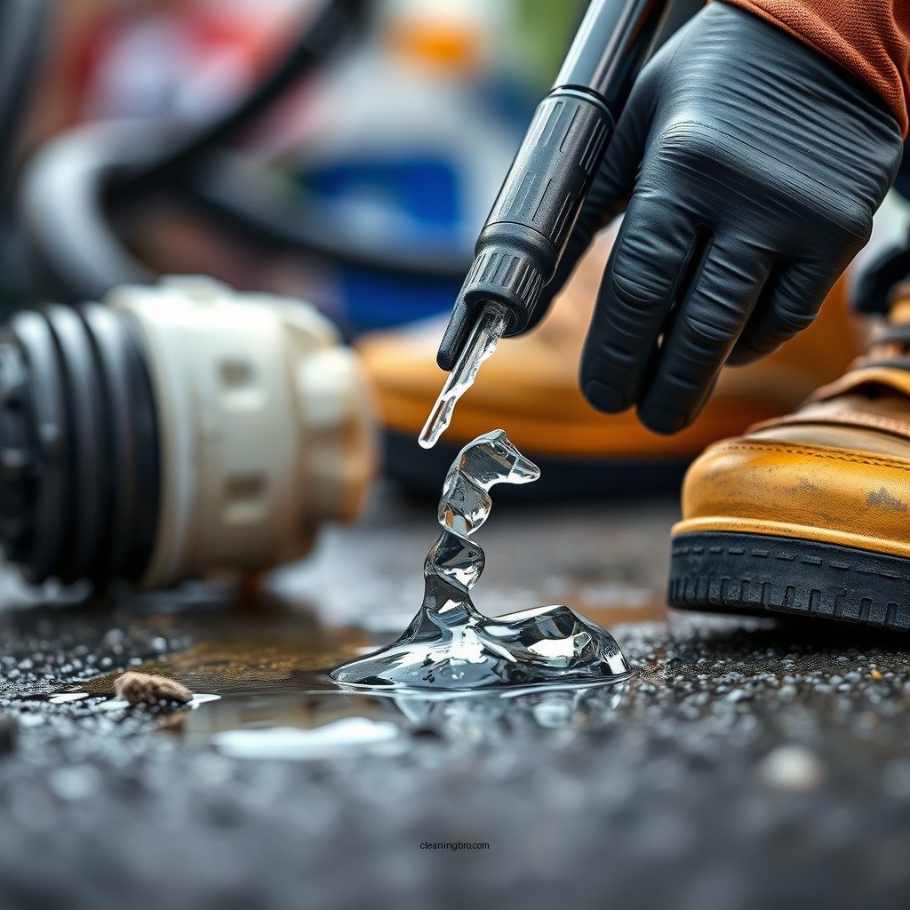 Contain the Spill - how to clean up gas spill in driveway