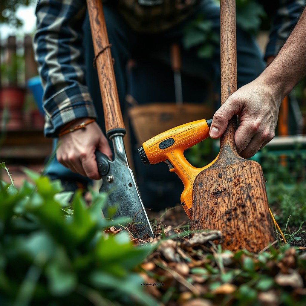 Gather the Necessary Tools - how to clean up overgrown backyard