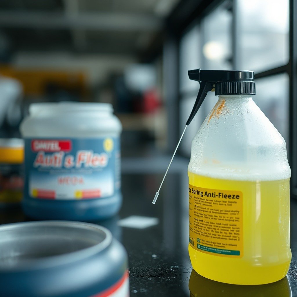 Safety Precautions - how to clean up spilled antifreeze