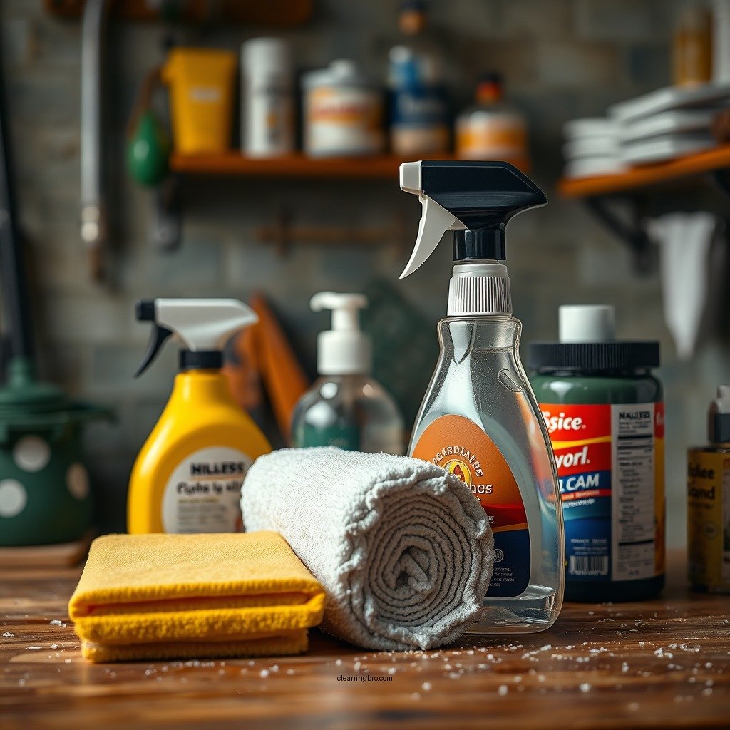 Basic Cleaning Supplies - how to clean urethane foam