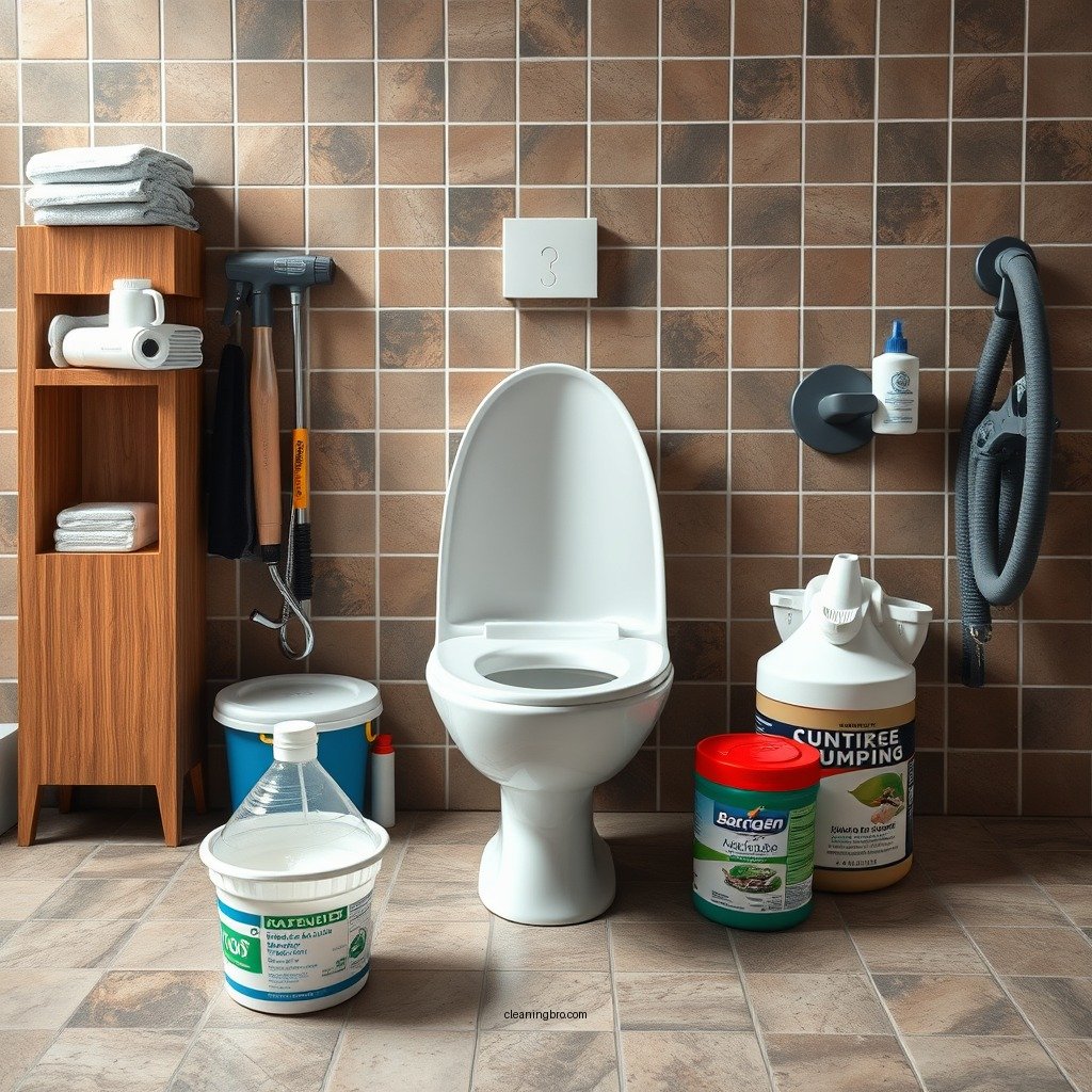 Essential Cleaning Supplies - how to clean urinal buildup