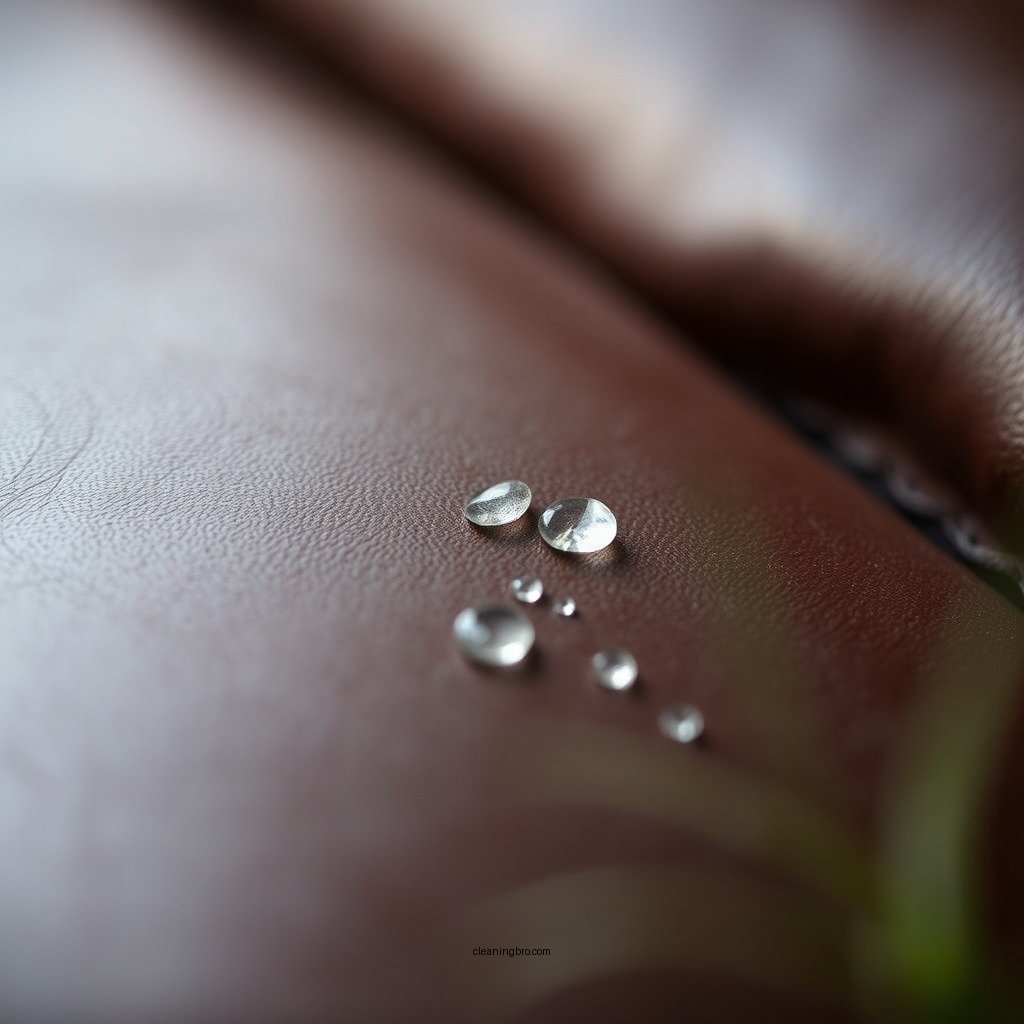 Blotting the Stain - how to clean urine from a leather couch