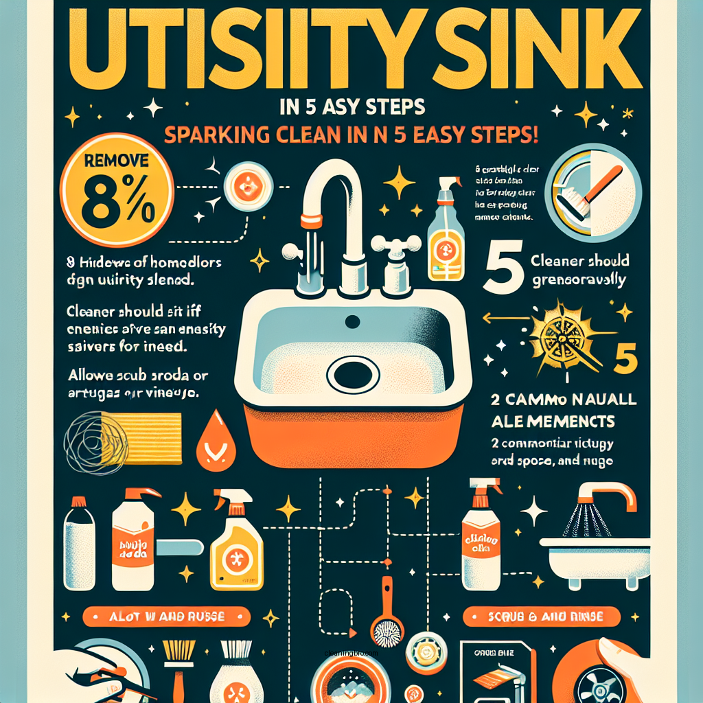 how to clean utility sink - Data Infographic and Statistics