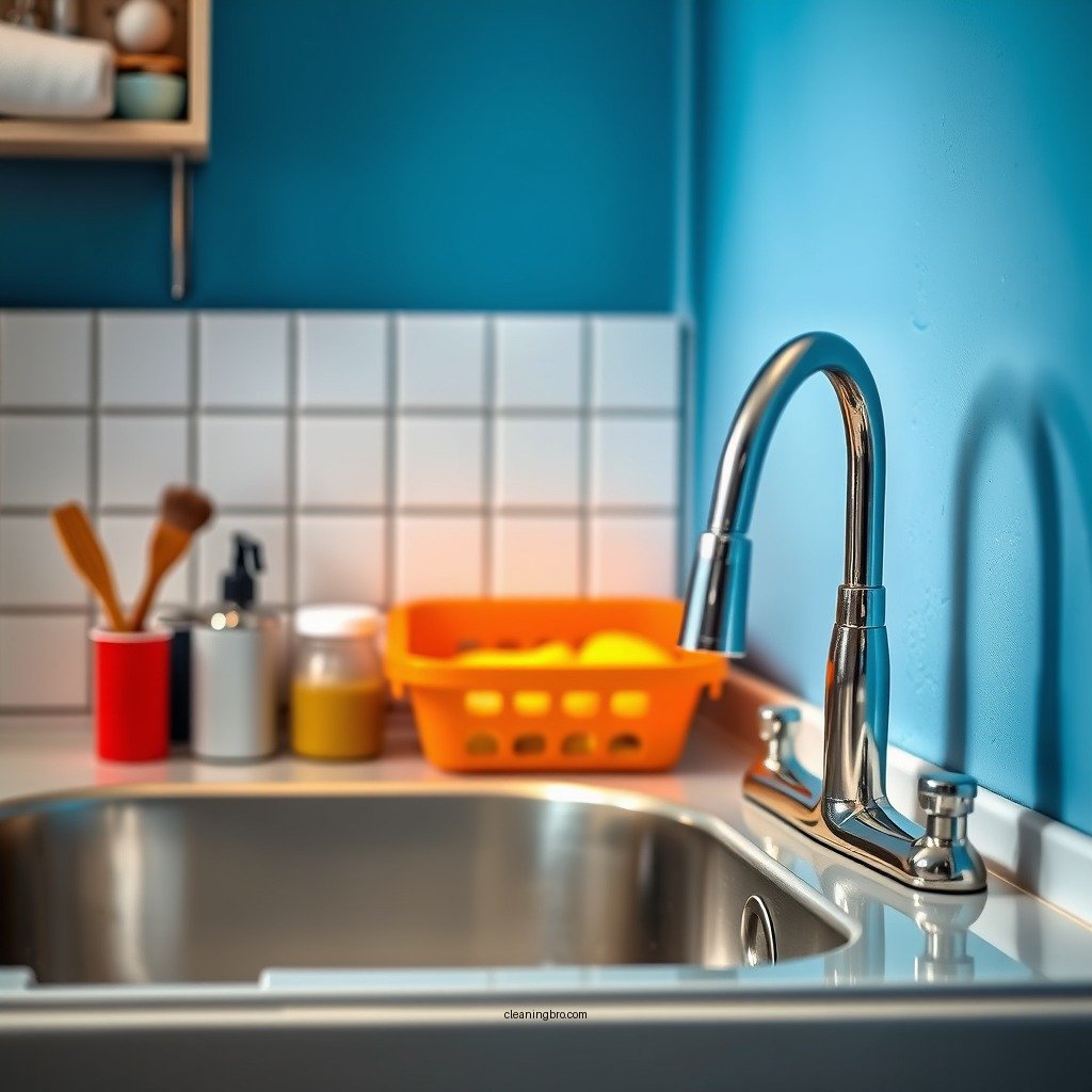 Prepare the Sink - how to clean utility sink