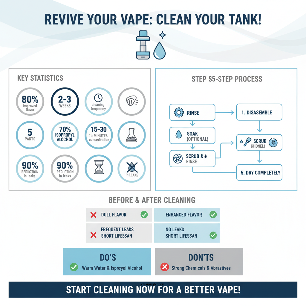 how to clean vape tank - Data Infographic and Statistics