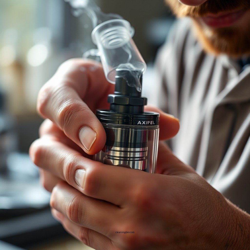 Step-by-Step Cleaning Process - how to clean vape tank