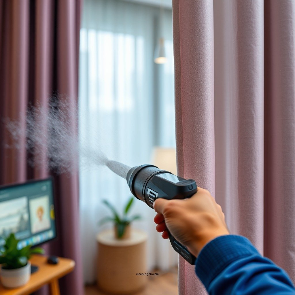 Vacuuming Your Curtains - how to clean velvet curtains