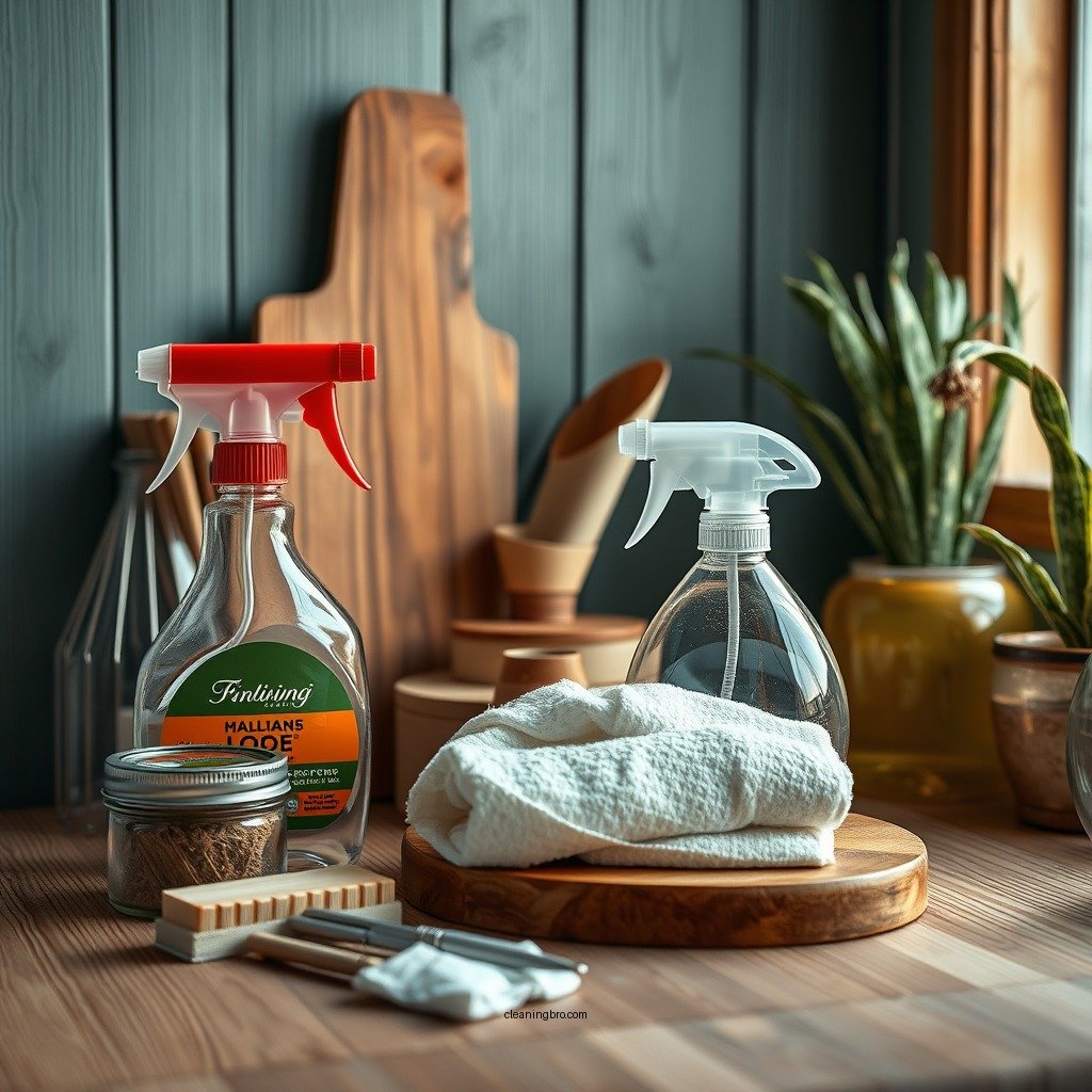 Essential Cleaning Supplies - how to clean veneer wood