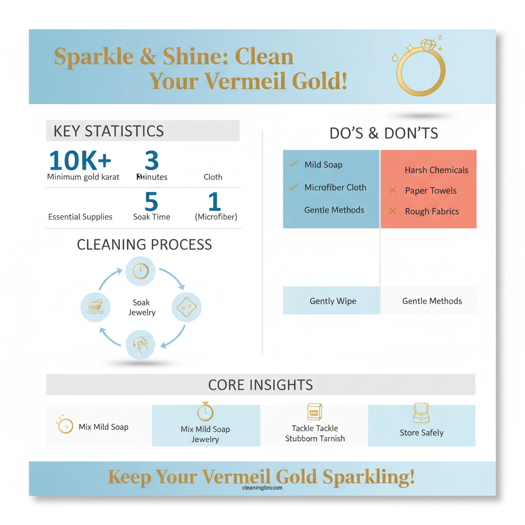 how to clean vermeil gold - Data Infographic and Statistics