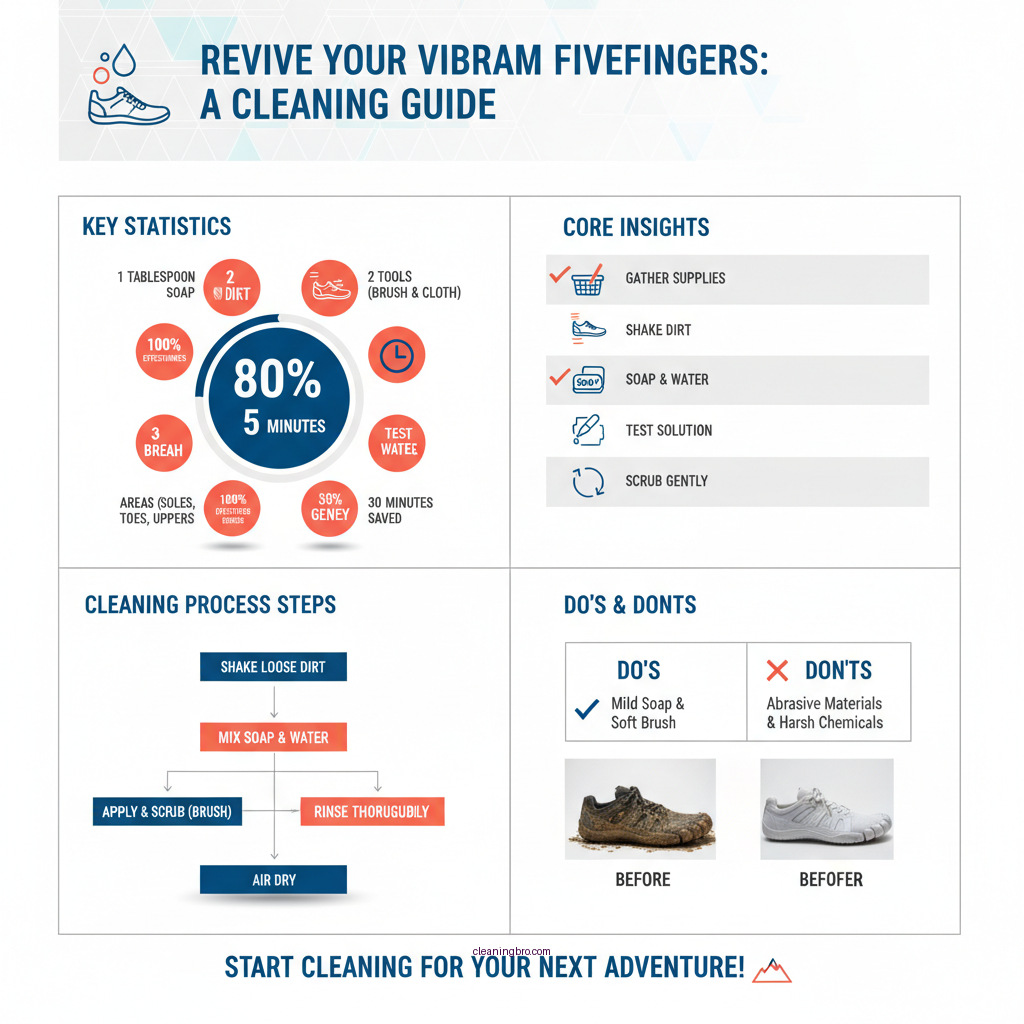 how to clean vibram five fingers - Data Infographic and Statistics