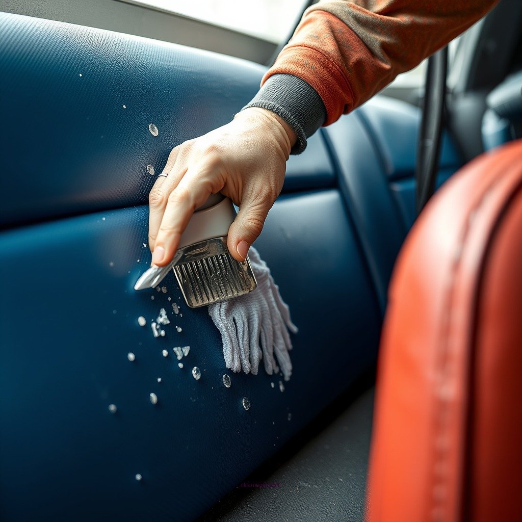 Step-by-Step Cleaning Process - how to clean vinyl boat seats of mildew