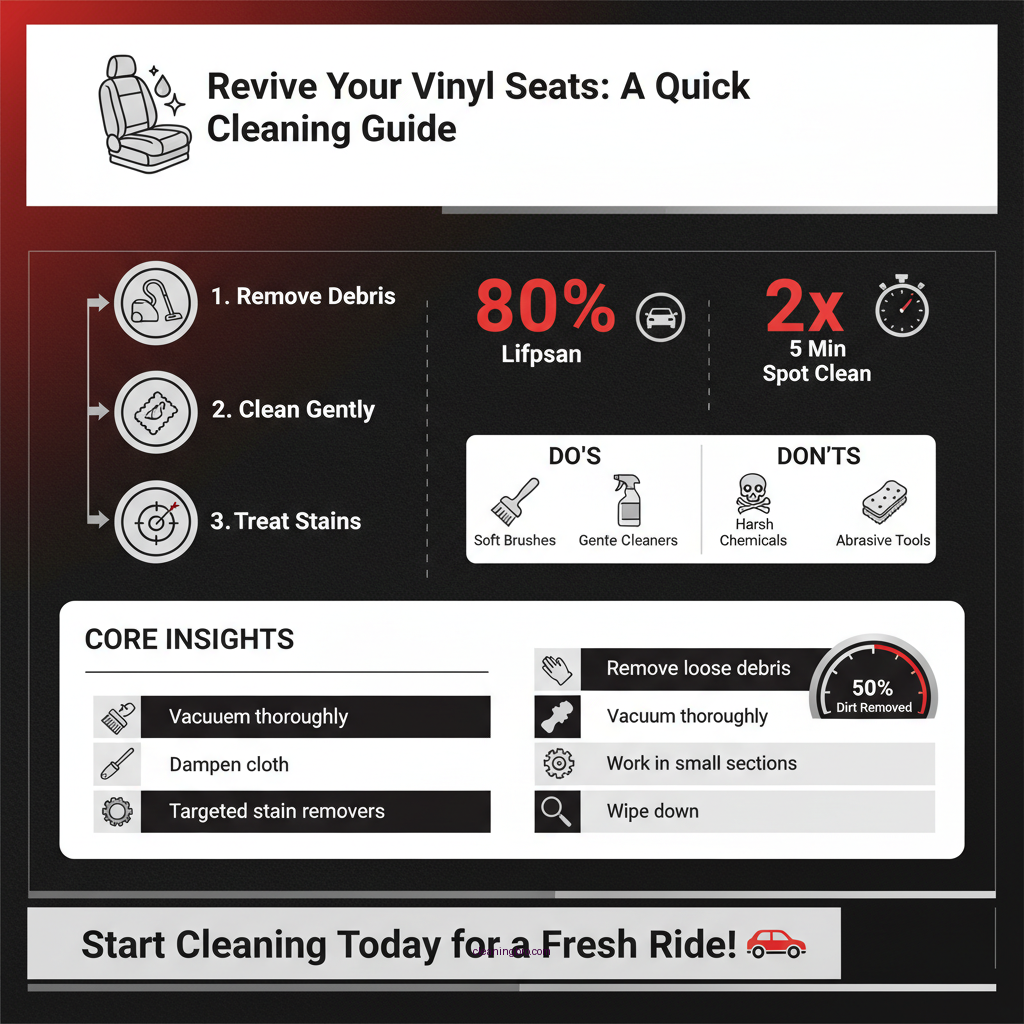how to clean vinyl car seats - Data Infographic and Statistics