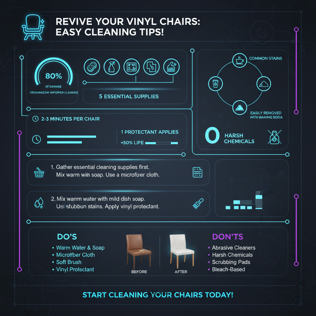 how to clean vinyl chairs - Data Infographic and Statistics