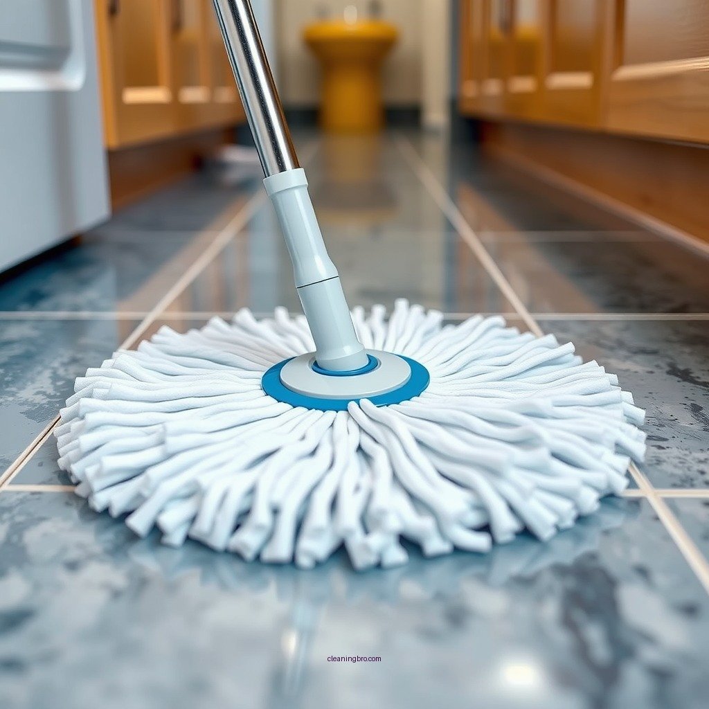 Mopping Techniques - how to clean vinyl composition tile