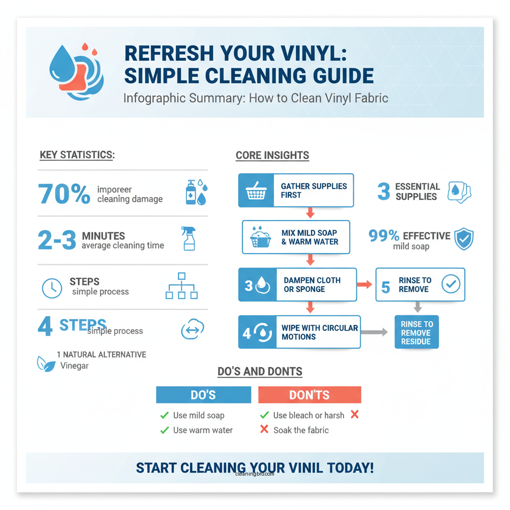 how to clean vinyl fabric - Data Infographic and Statistics